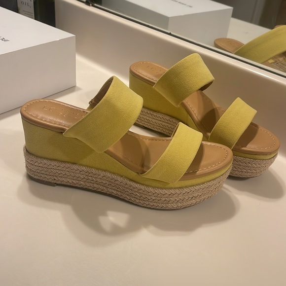 LAUREN CONRAD Espadrille Wedge Shoes size 6.5 - Picture 2 of 13